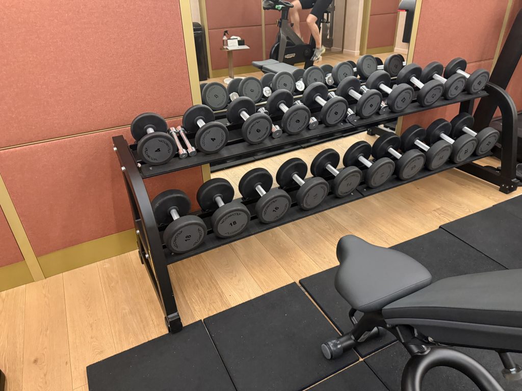 W Budapest Fitness Hanteln
