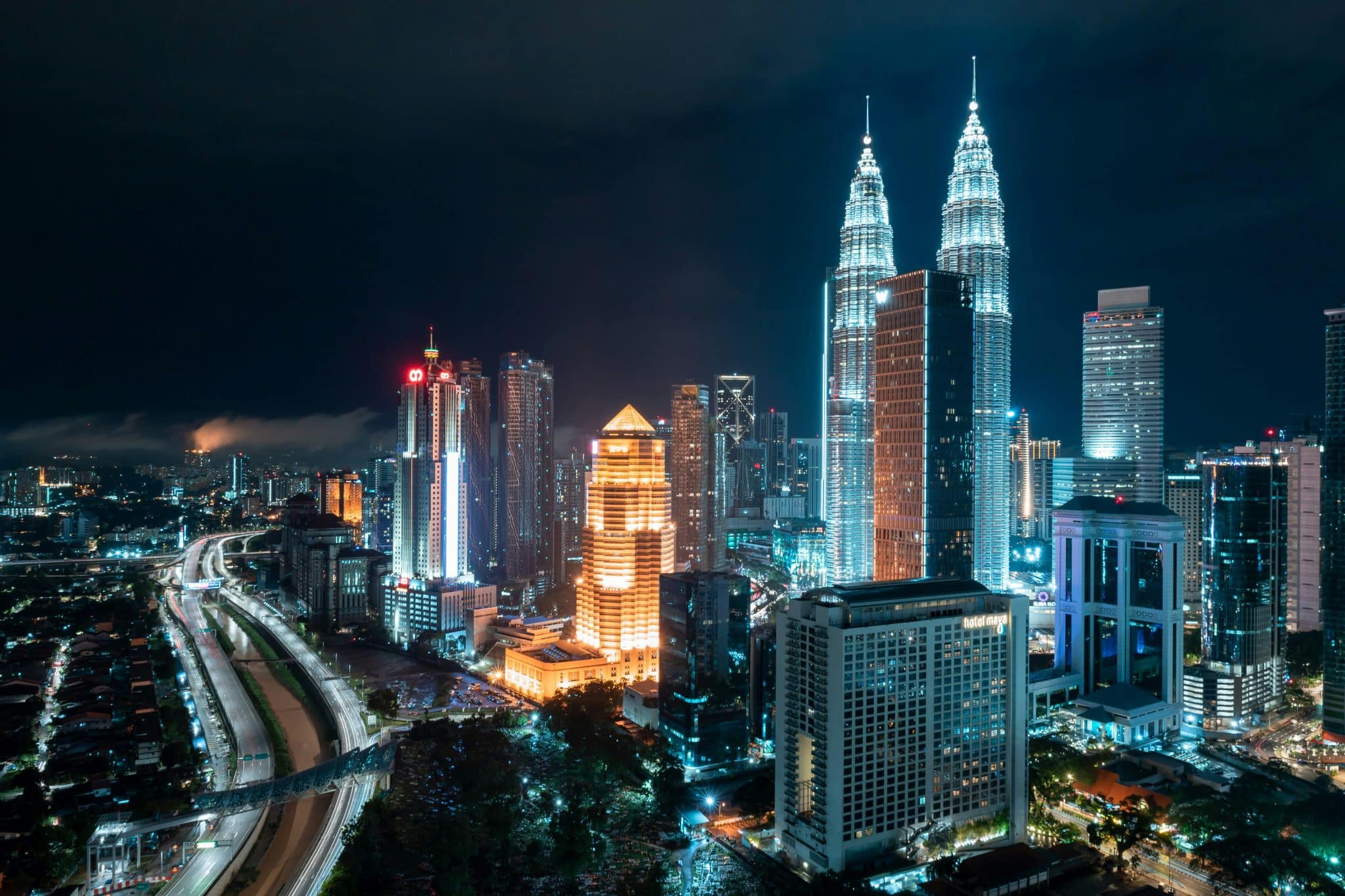 Kuala Lumpur Skyline Night