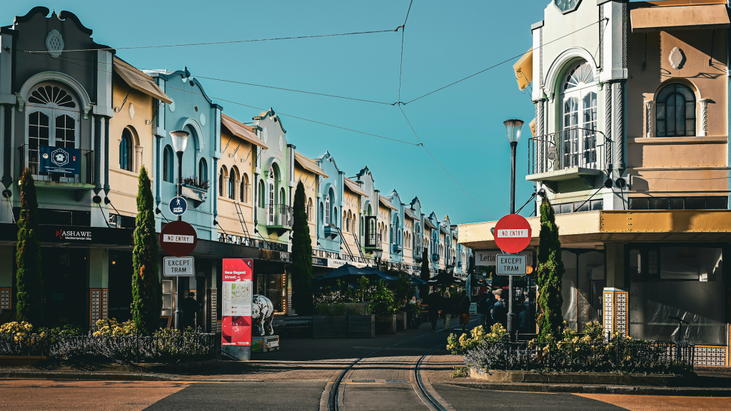Neuseeland Christchurch Innenstadt