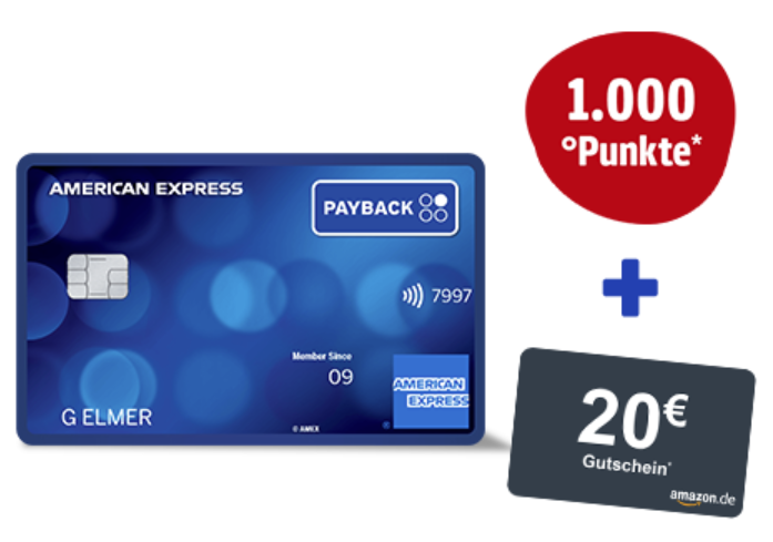 Screenshot Amex Amazon Gutschein