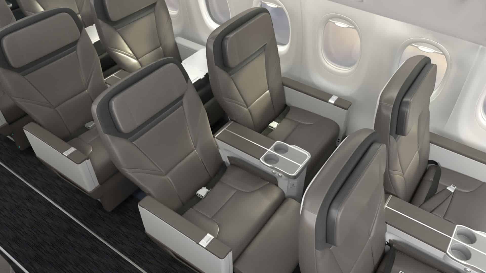 Alaska Airlines First Class Kabine