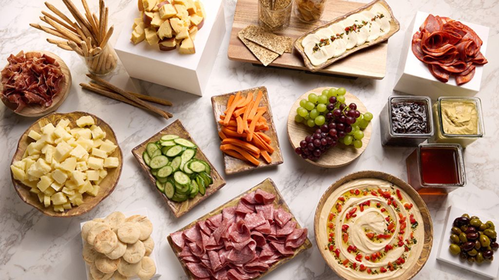 American Airlines Lounge Dining Charcuterie