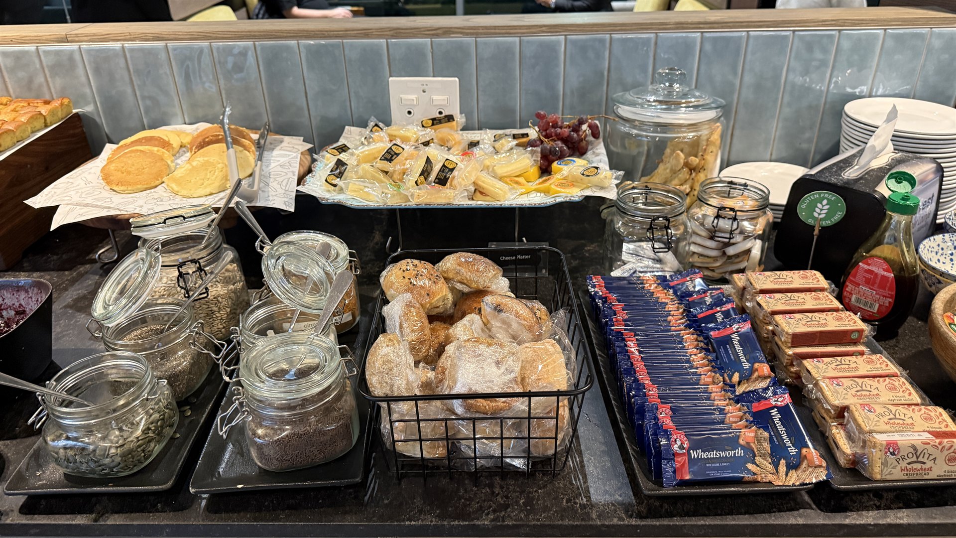 Bidvest Premier Lounge Kapstadt Gebäck