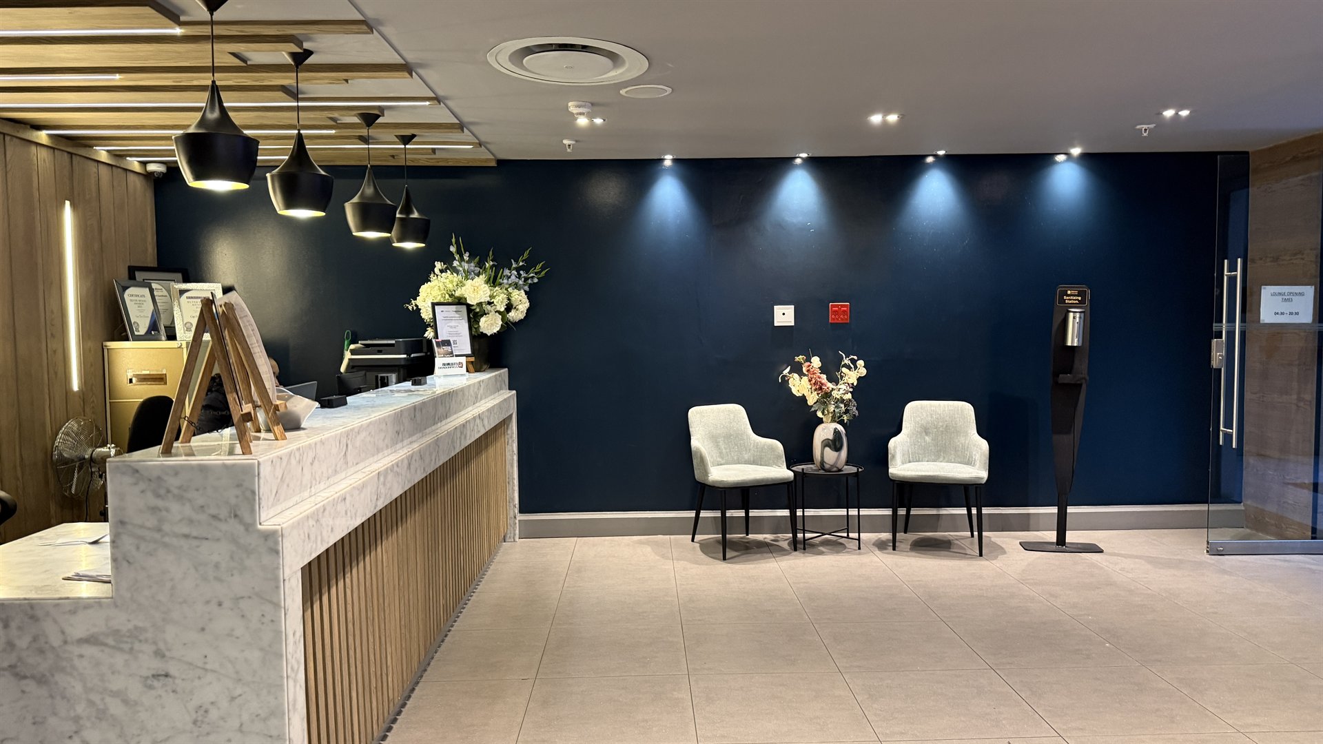 Bidvest Premier Lounge Kapstadt Rezeption