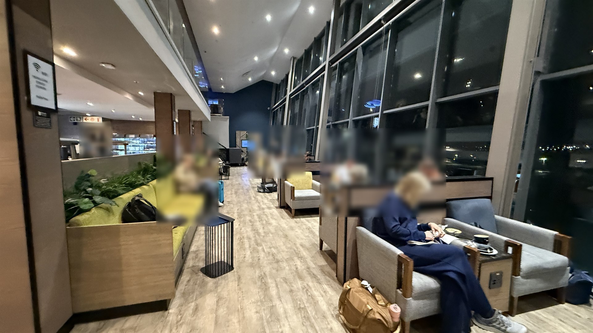 Bidvest Premier Lounge Kapstadt Sitzbereich unten