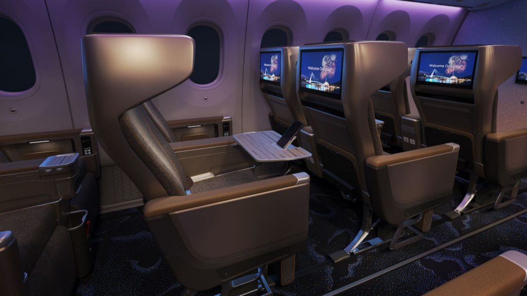 China Airlines Premium Economy Boeing 787 Sitz