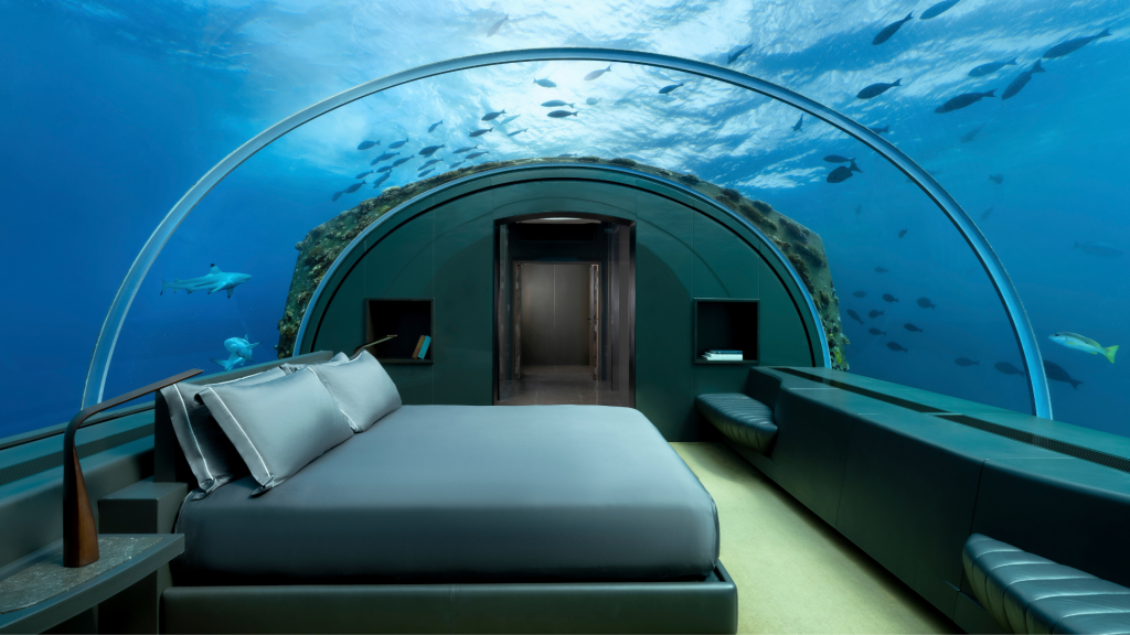 Conrad Maldediven The Muraka Residence Schlafzimmer