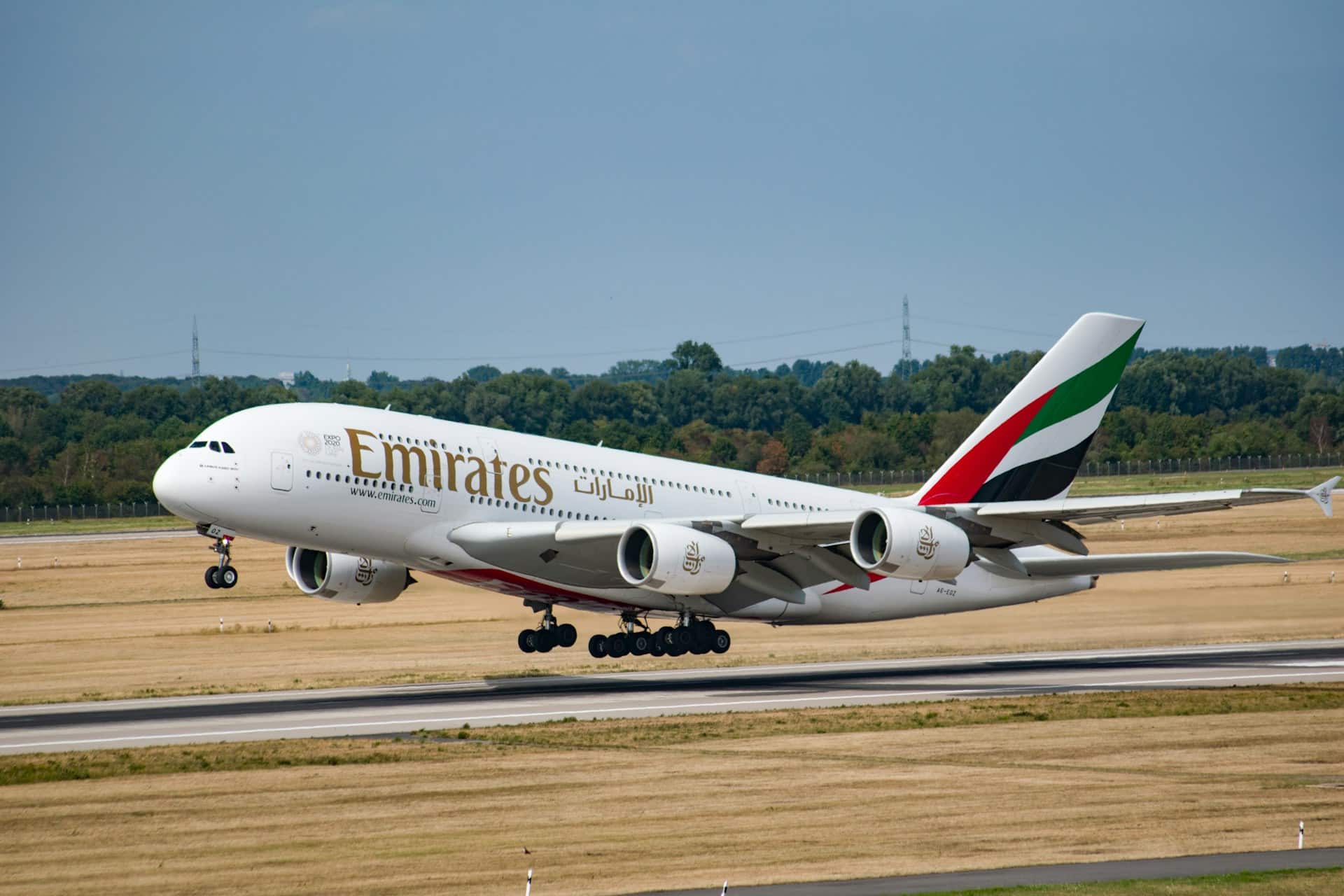 Emirates A380 Duesseldorf