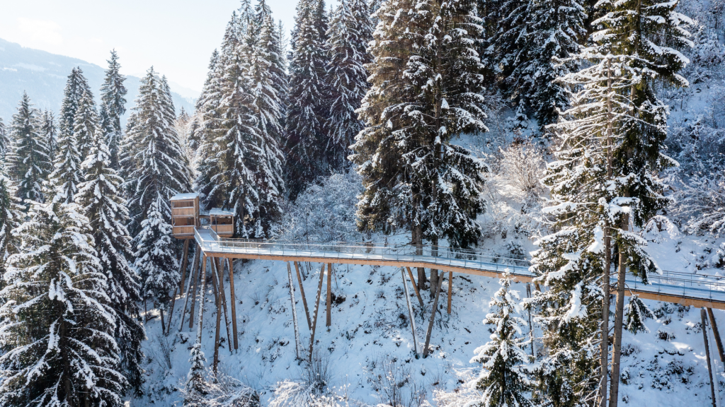 LAAX Winter Baumwipfelpfad