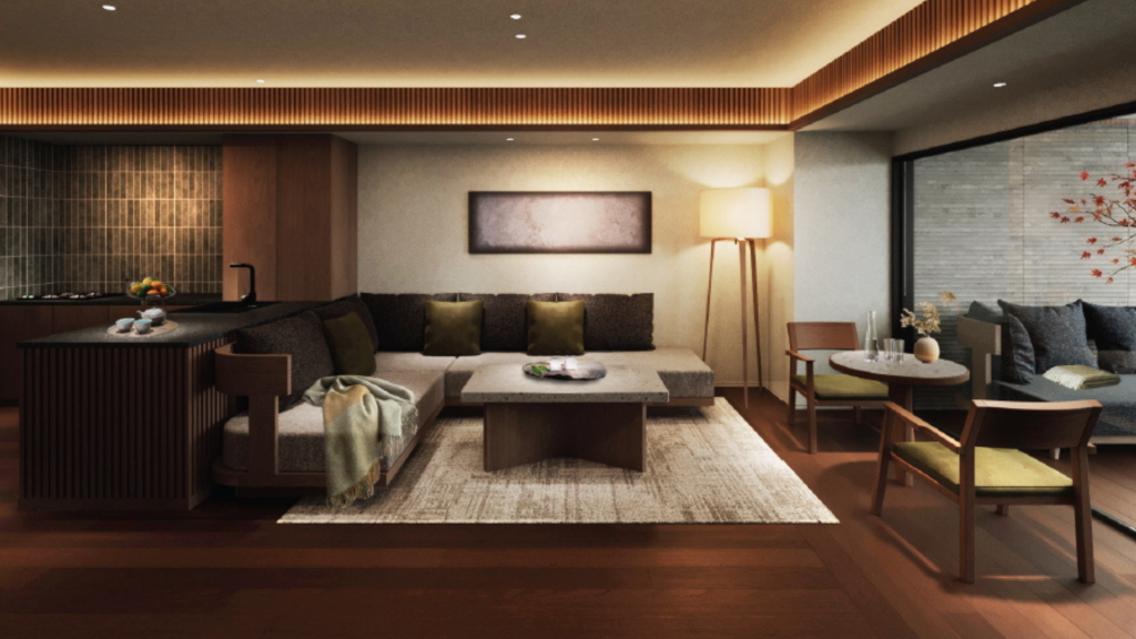 LXR Hotel Hakone Gora Suite Wohnzimmer