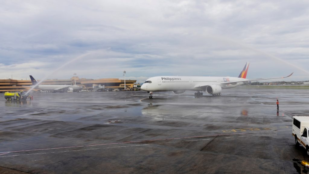 Philippine Airlines Flugzeug am Boden