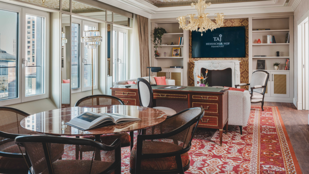 Taj Hessischer Hof Frankfurt Suite Wohnzimmer