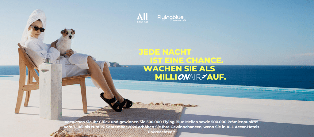 ALL Accor Flying Blue Gewinnspiel Sommer 2026