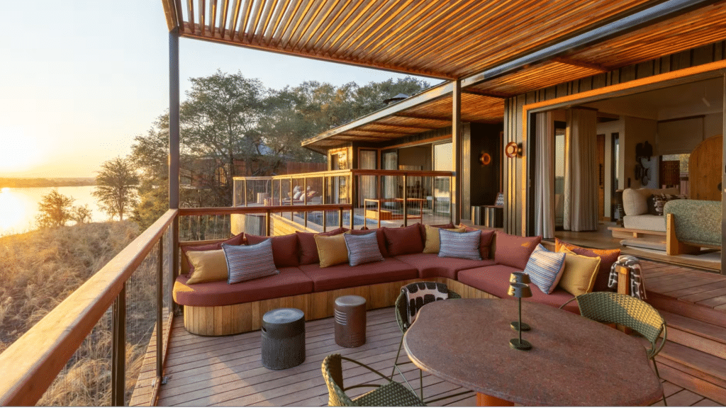 Anantara Kafue Camp Pool Suite Terrasse