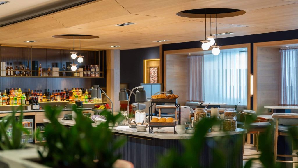 British Airways Lounge Glasgow Gastronomie