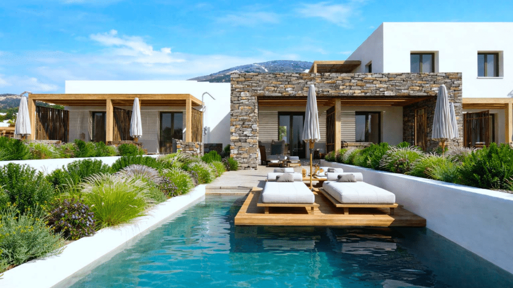 Hyatt Parian Chronicle Hotel Paros Villa Pool