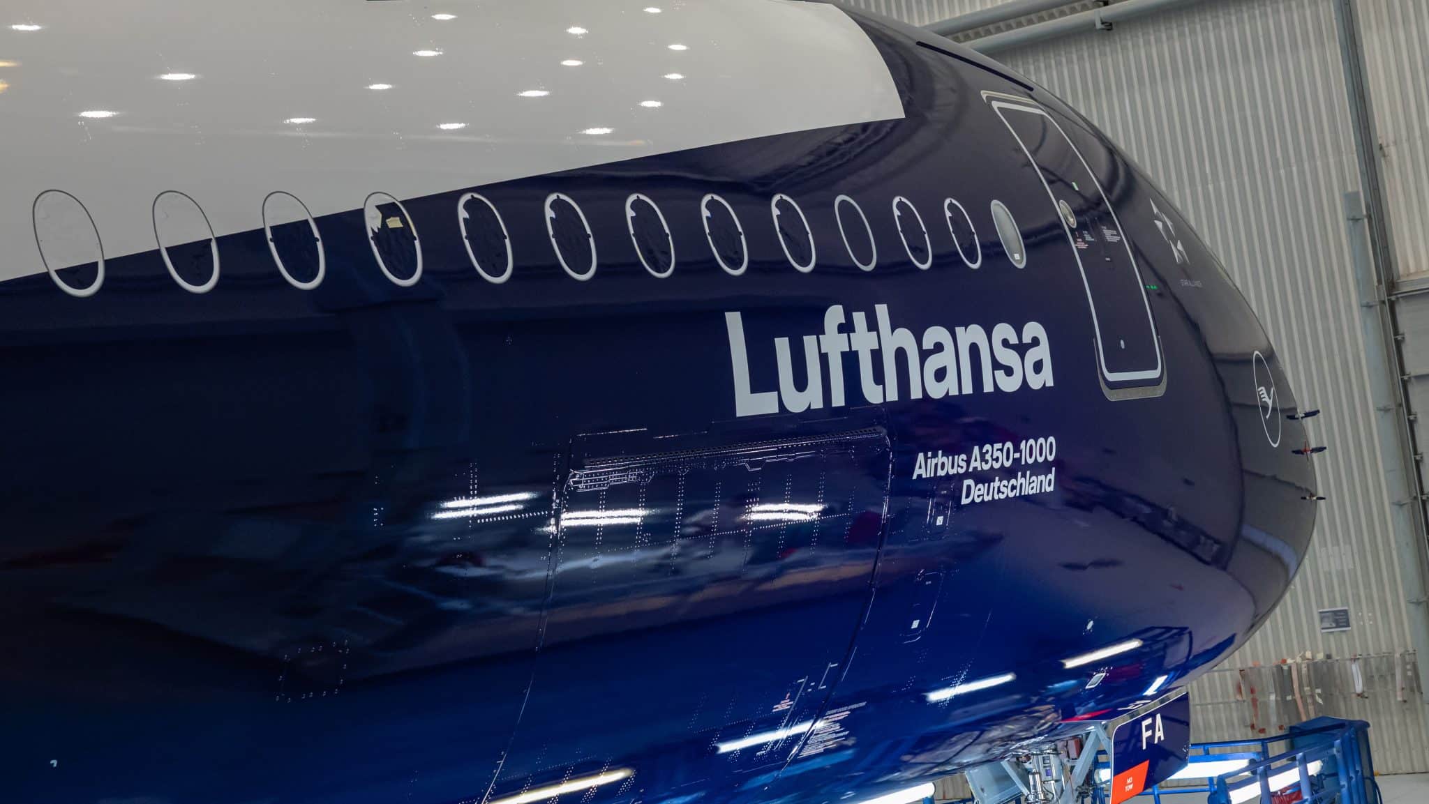 Lufthansa A350 1000 Lackierung
