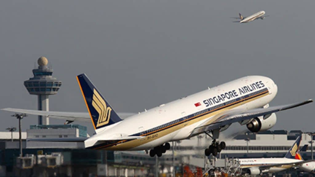Singapore Airlines Boeing