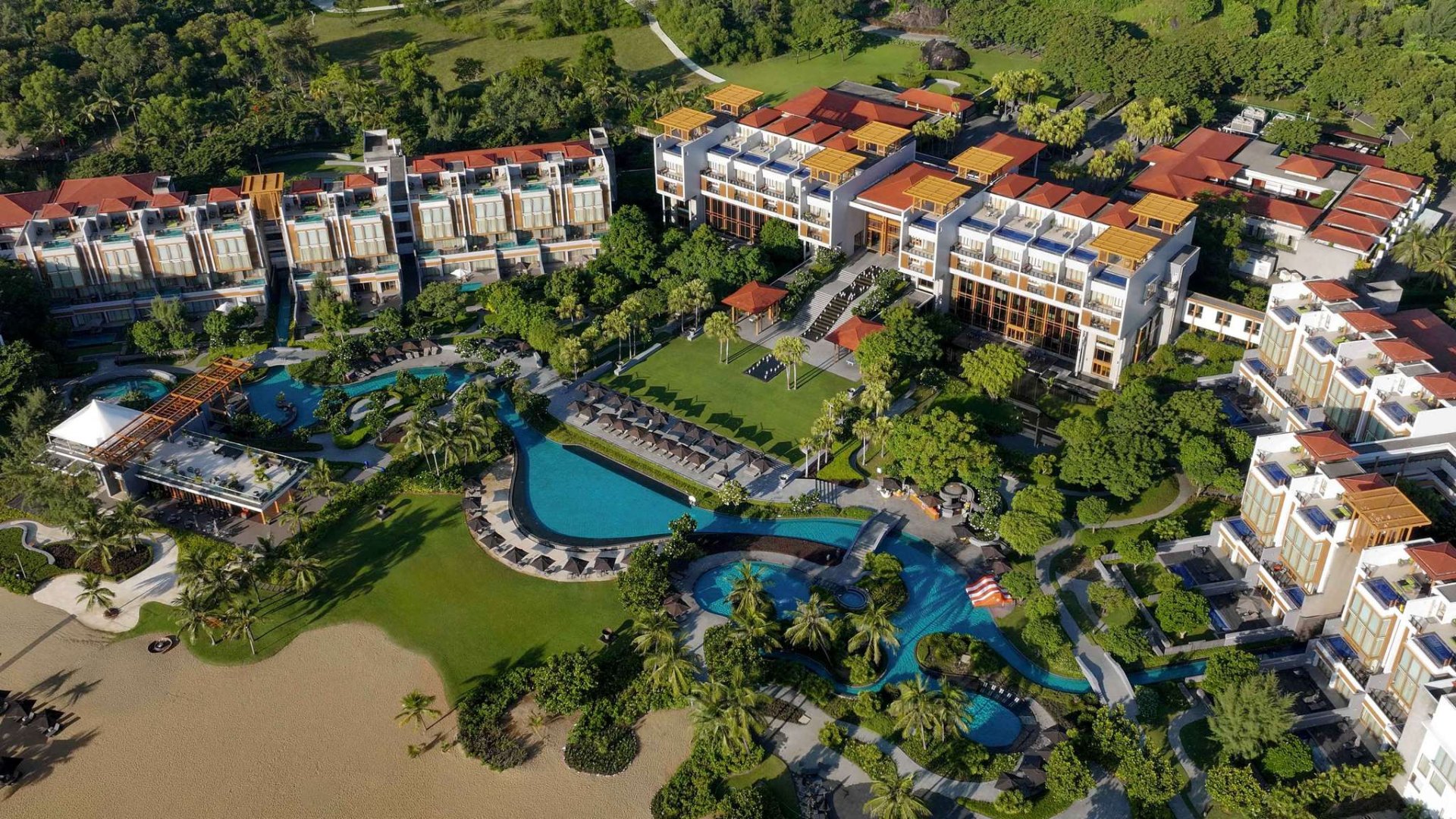 Angsana Lang Co Vietnam Luftaufnahme