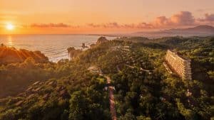 Marave Manuel Antonio LXR Resort Costa Rica Luftbild Rendering