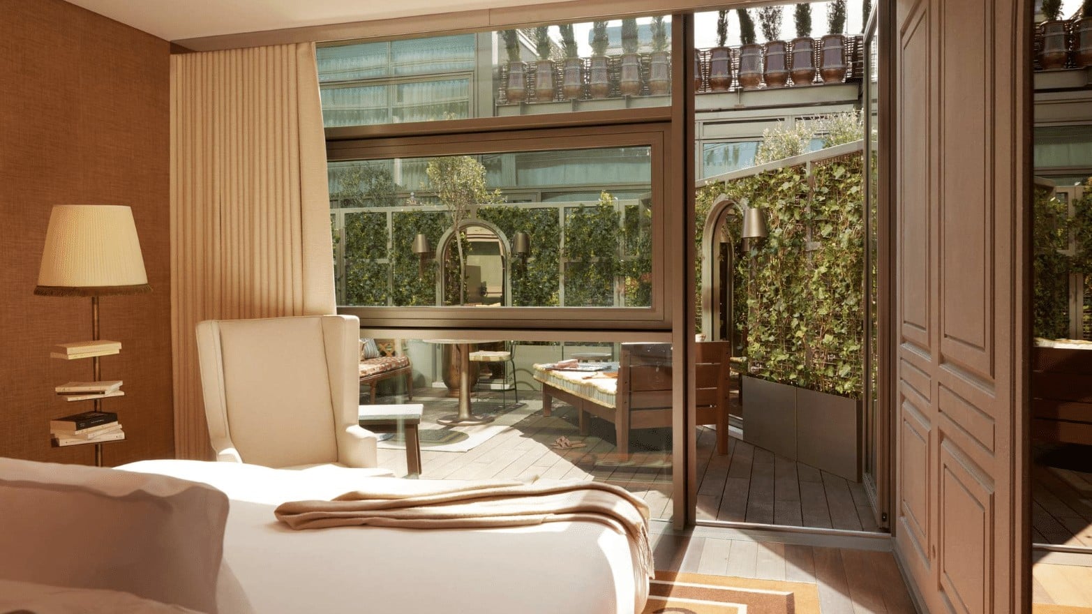 Terrasse im Mondrian Bordeaux Les Carmes