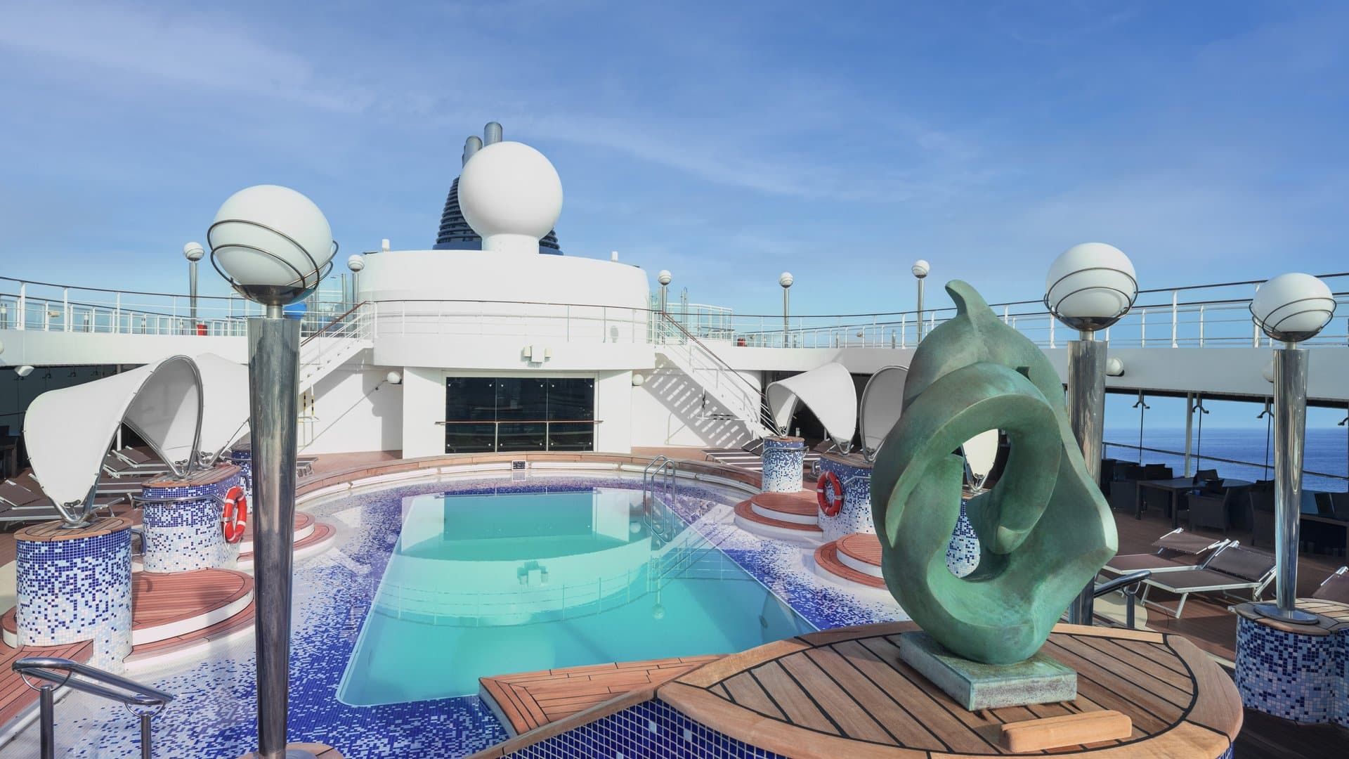 Pooldeck La Spiaggia der MSC Musica