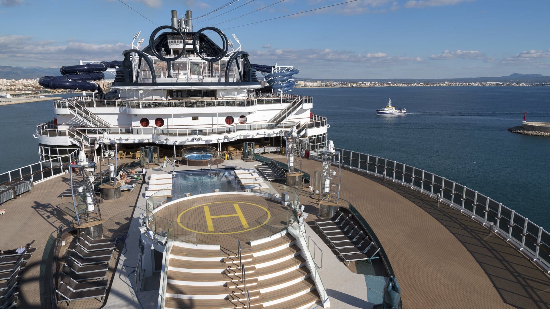 Miami Beach Pool an Deck der MSC Seaside