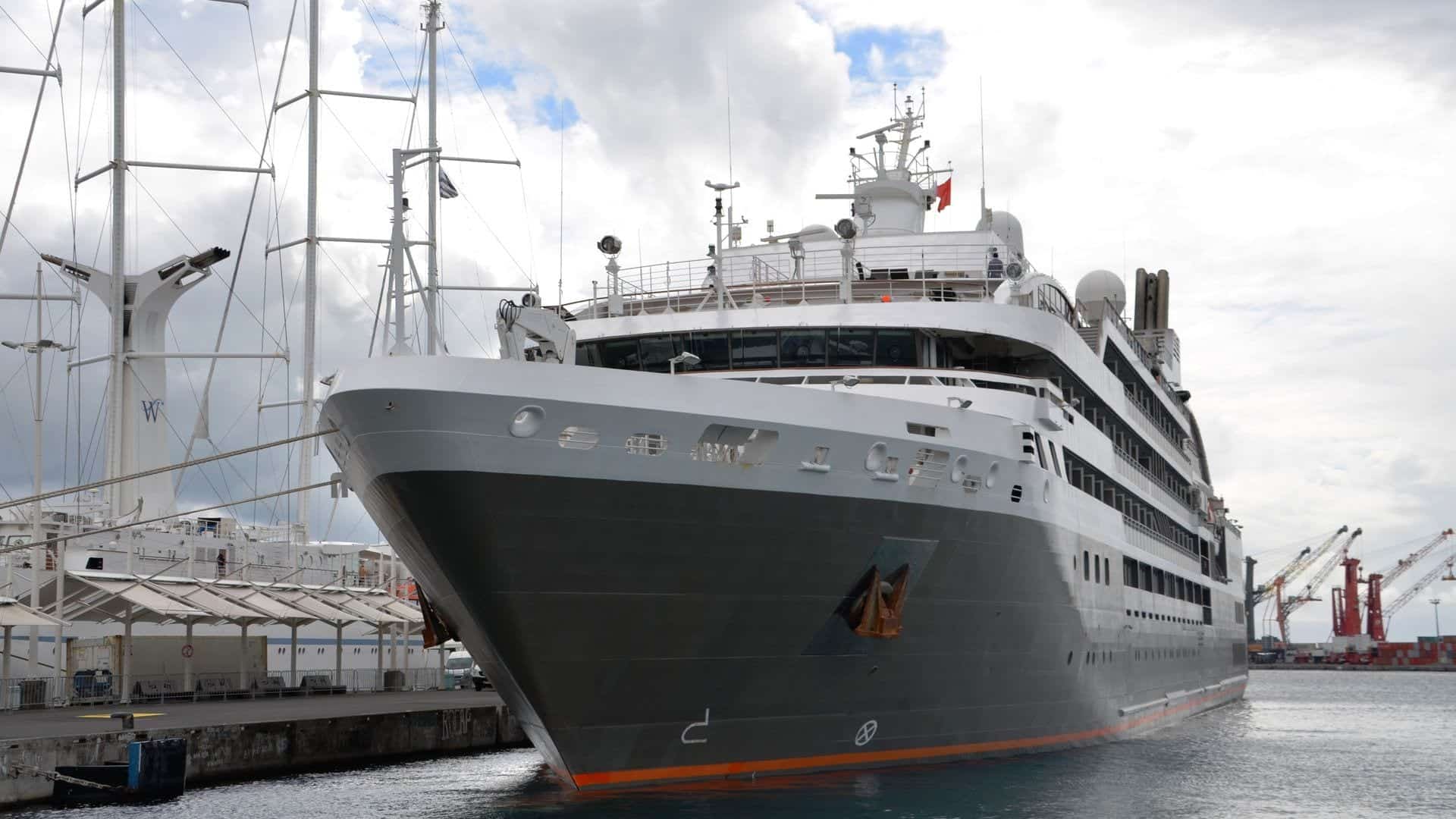 Le Boreal von Ponant auf See