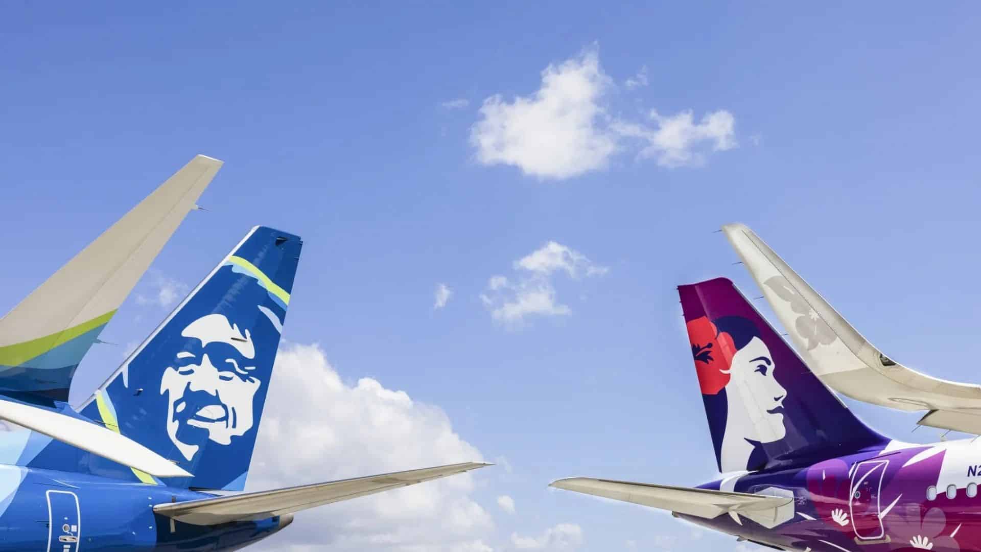 Alaska Airlines Und Hawaiian Airlines