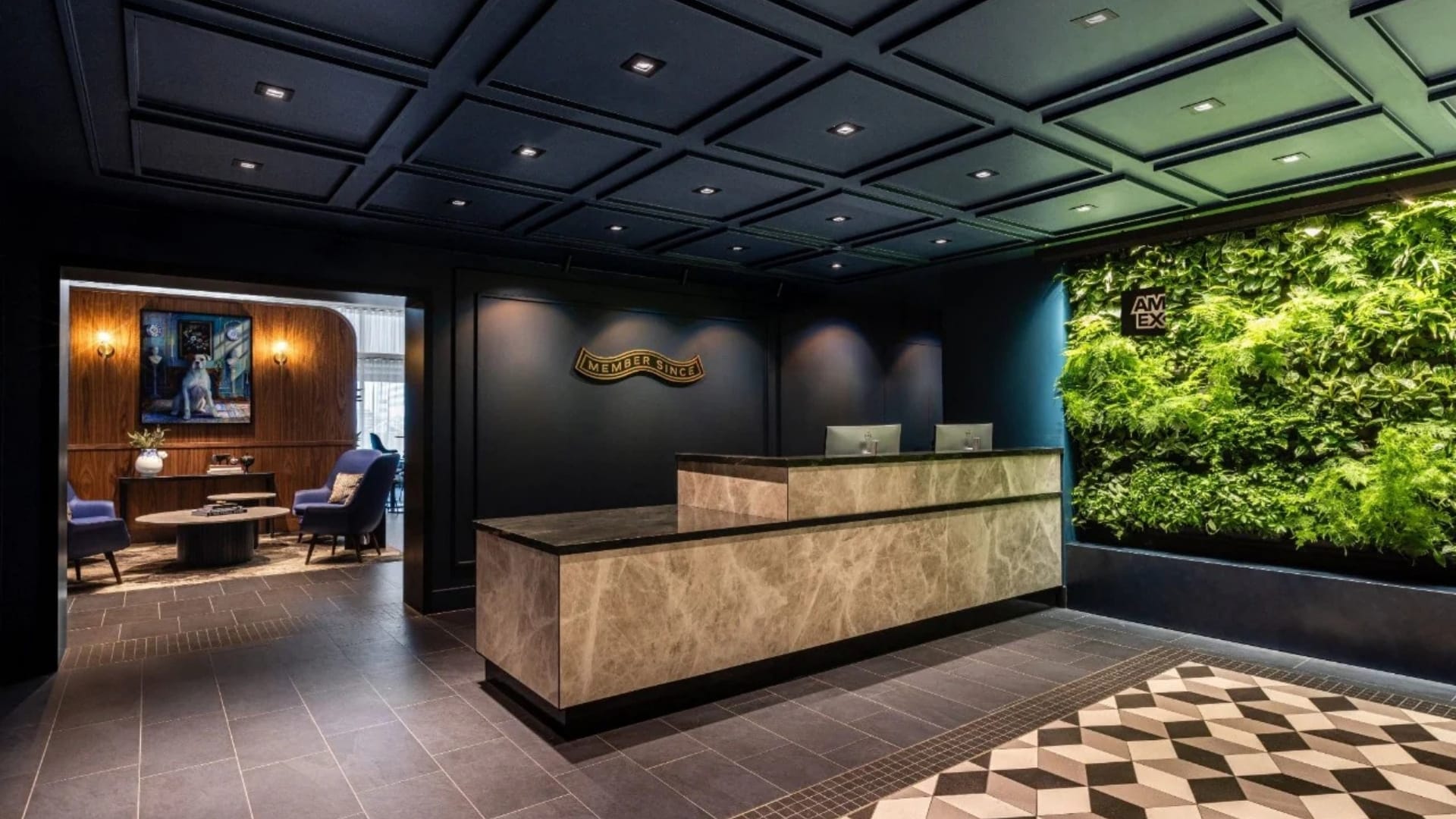 Rezeption Amex Centurion Lounge Schiphol AMS
