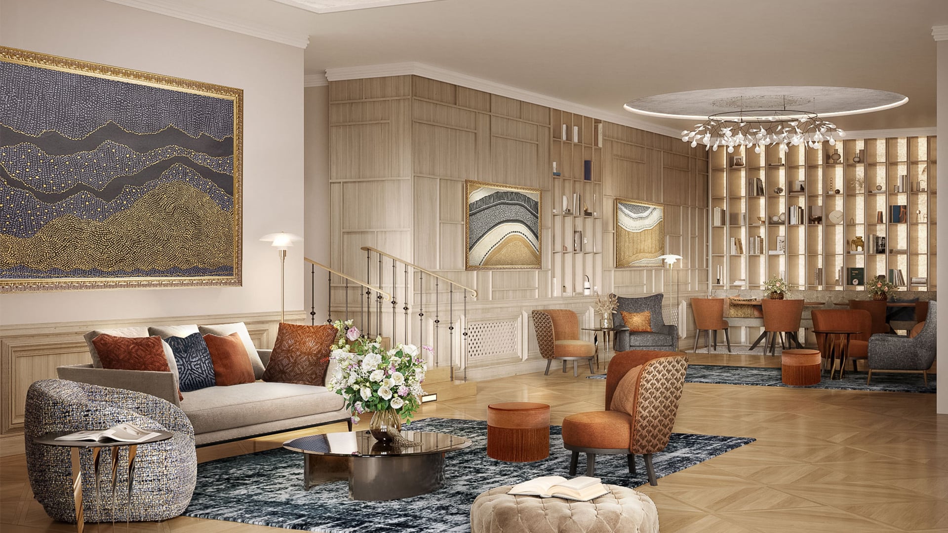 Taj Hessischer Hof Frankfurt Lounge Lobby