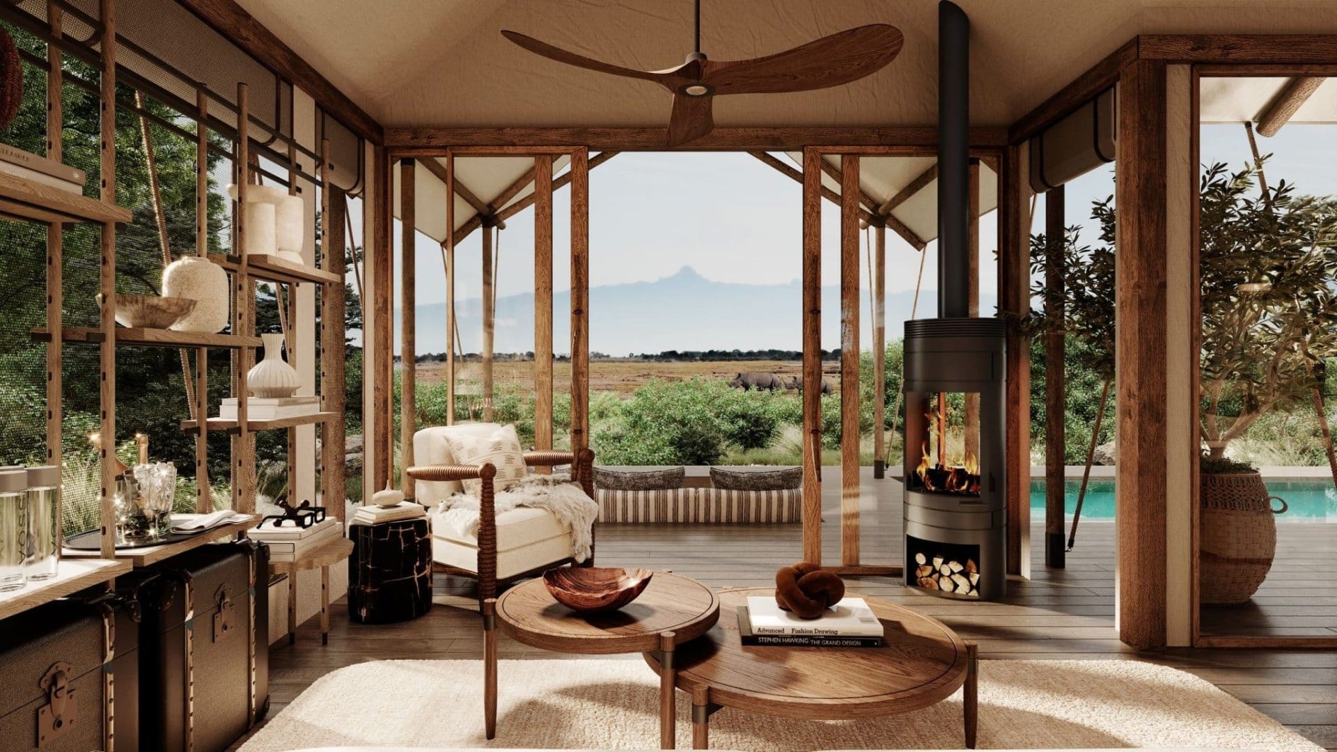 JW Marriott Mount Kenya Rhino Reserve Safari Camp Zeltsuite