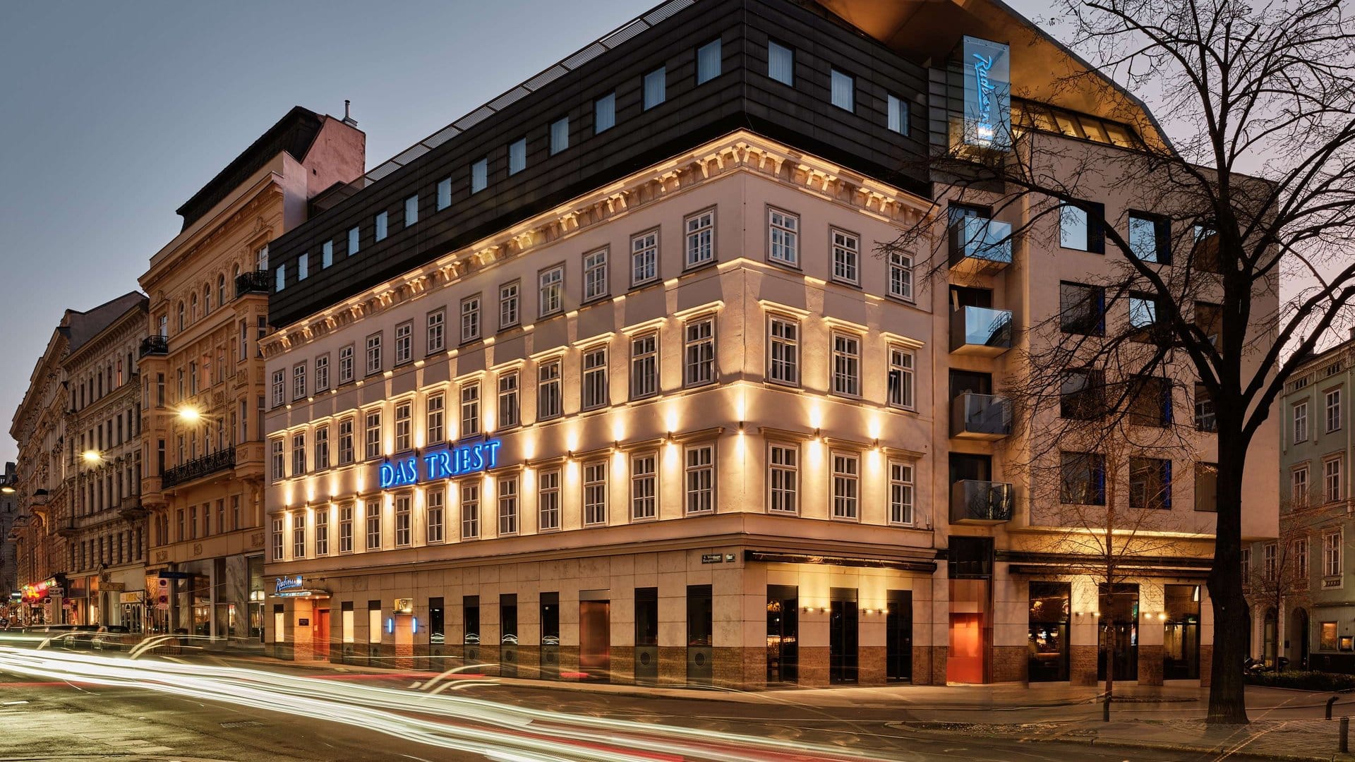 Radisson Blu Das Triest Hotel Wien Aussenansicht