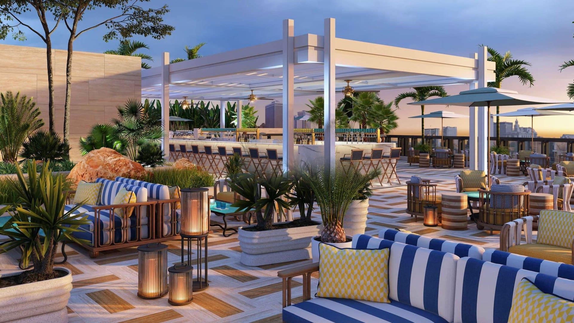 Rooftop-Bar des Fairmont Hanoi