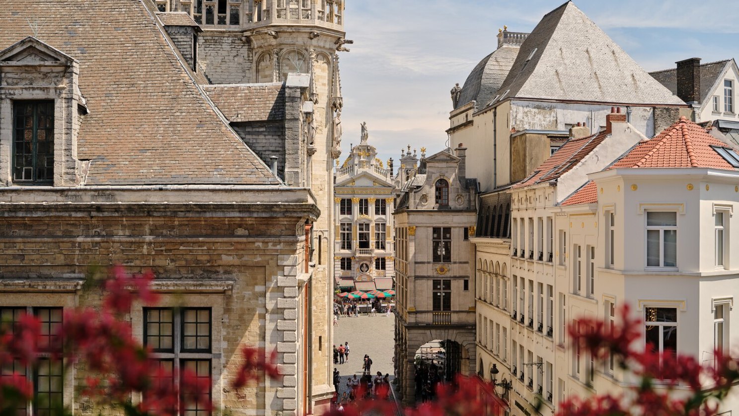 Blick vom Hotel Amigo auf den Grand-Place in Bruessel