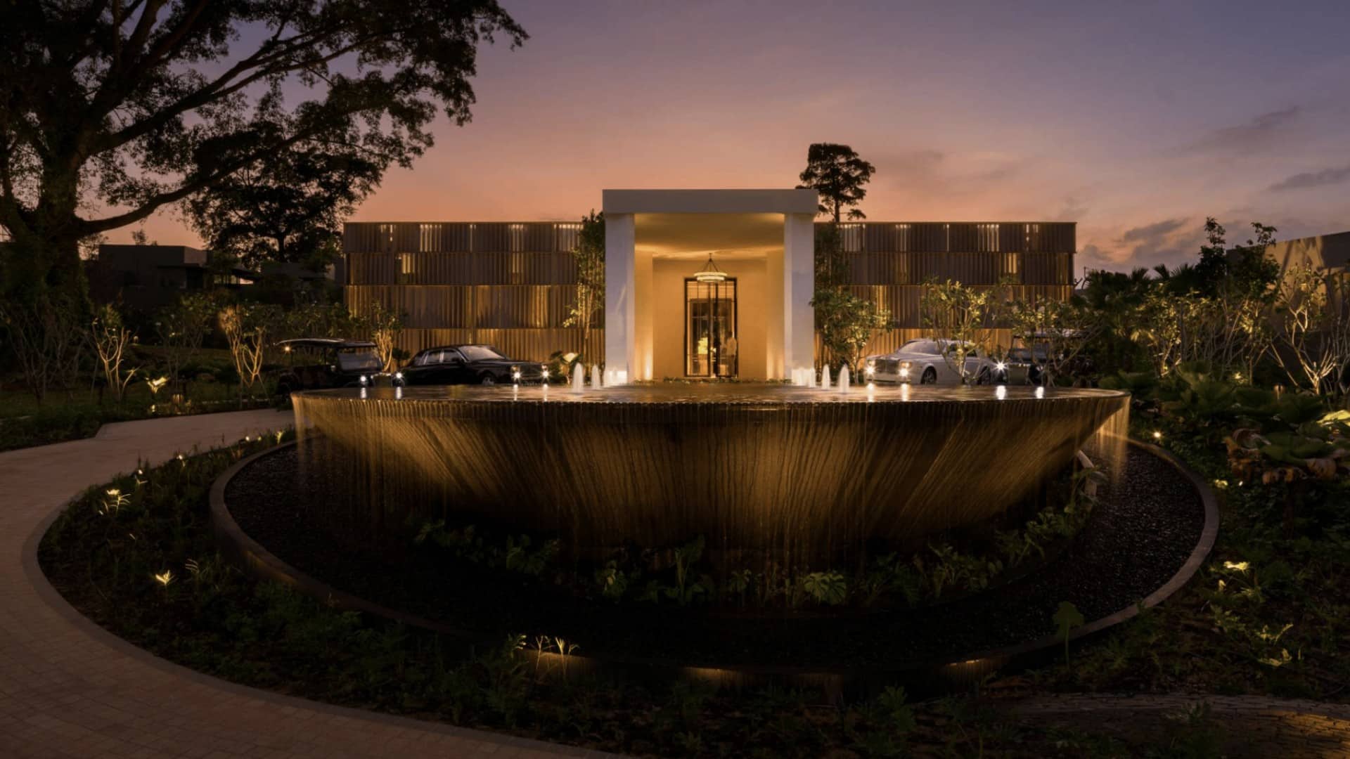 Villenanlage des Raffles Sentosa Singapur