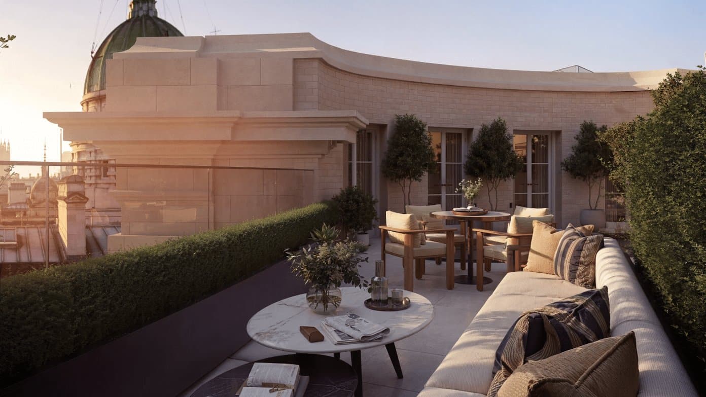 Waldorf Astoria London Admiralty Arch Dachterrasse