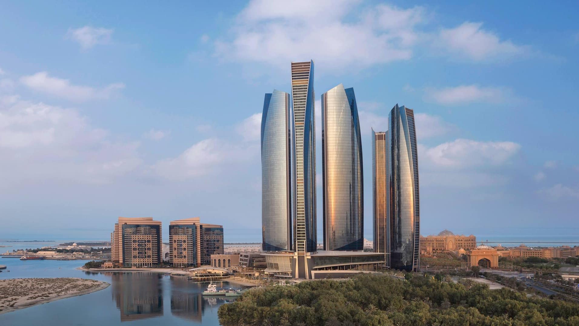 Conrad Abu Dhabi Etihad Towers 02 Exterior Skyline