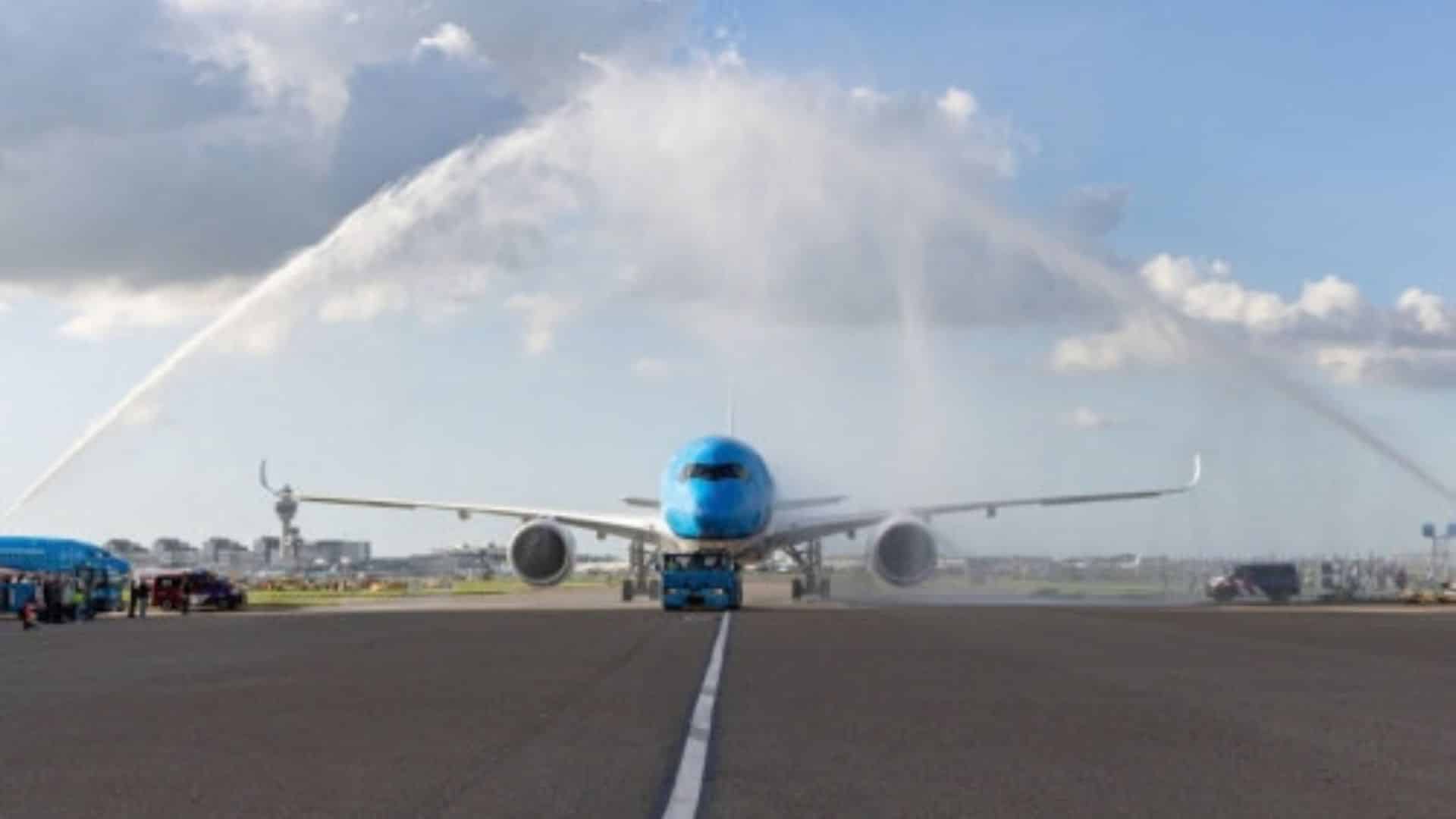 KLM Airbus A350 900 Amsterdam 2