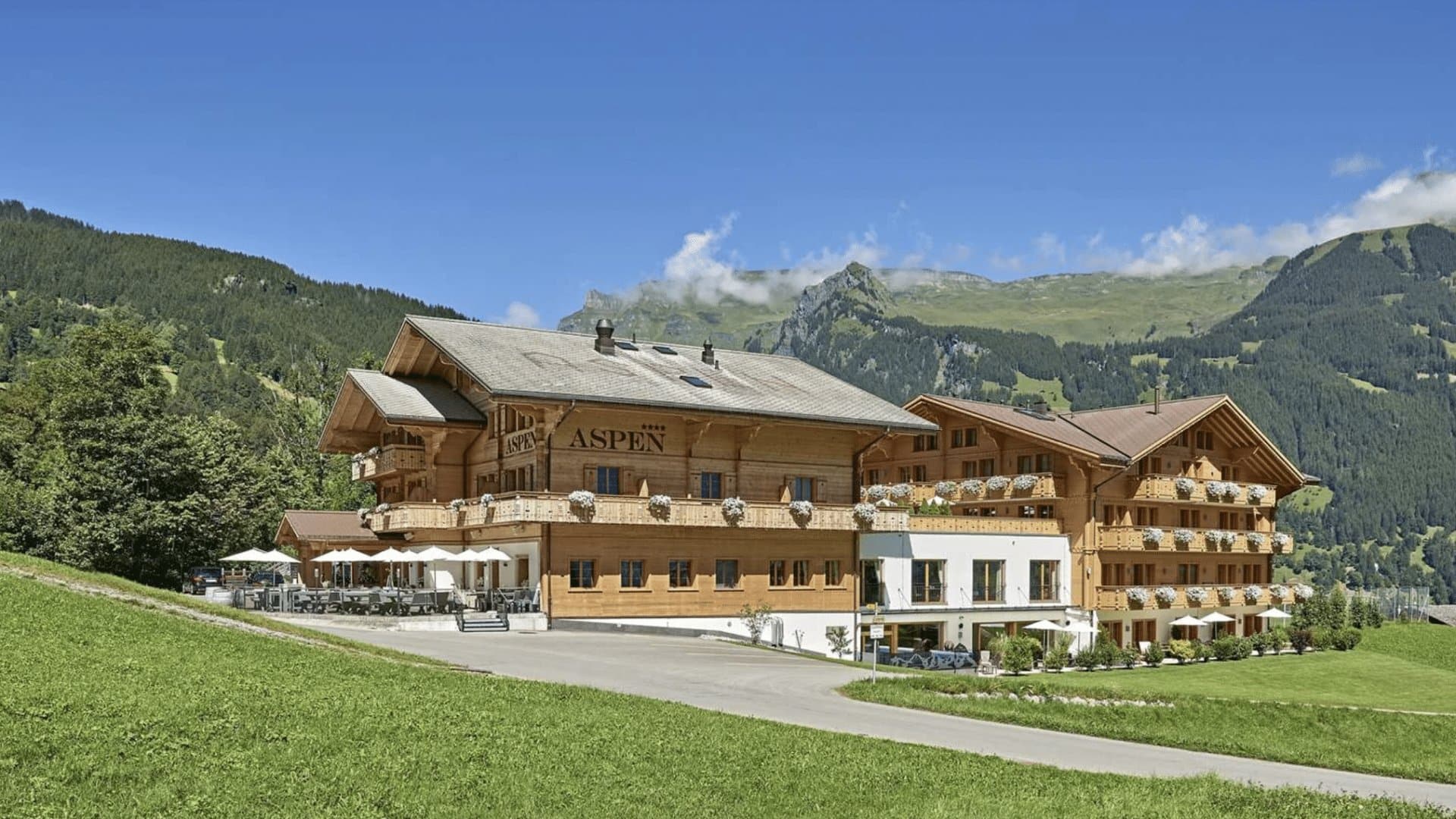 Aussenansicht des ASPEN alpin lifestyle Hotel Grindelwald