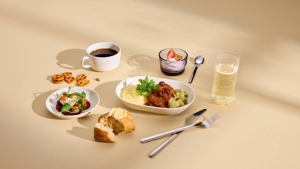 Finnair Winter Menue Business Class Europa Strecken