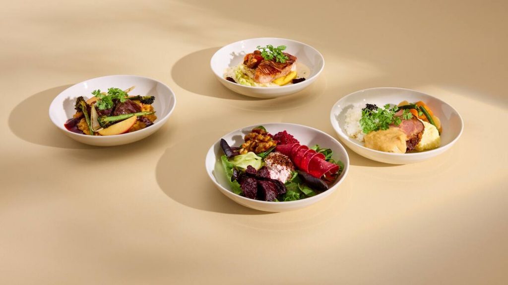 Finnair Winter Menue Business Class Hauptgerichte