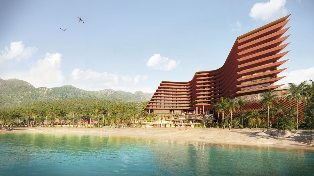 Rendering des geplanten W Langkawi am Strand von Pantai Kok